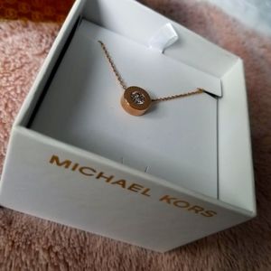Michael Kors Rose Gold Necklace